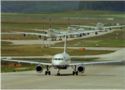 Line-up at Zurich airport
