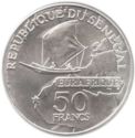 50 CFA Francs (25th Aniversary of Eurafrique Program)