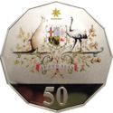 50 Cents (Centenary of Federation - multicolour)