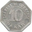 10 Centimes - Dakar - chambre de commerce / Senegal