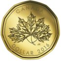 1 Dollar (O Canada - Maple Leaves)