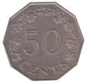 50 Cents (Great Siege Monument in the Capital Valletta)
