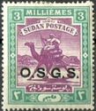 Postman with Dromedary (Camelus dromedarius) O.S.G.S. opt.