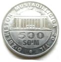 500 Som (20th Anniversary of Uzbekistan's Independence)