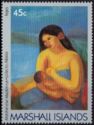 Paintings by Claire Fejes. Marshallese Madonna