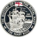 5 Pounds (HMS Mary Rose - Silver edition)