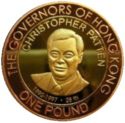 1 Pound (Final Governor of Hong Kong Christopher Patten)
