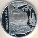 5 Pounds (Locomotive, The Royal Scot - Silver edition)