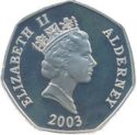 50 Pence (Elizabeth II horseback)
