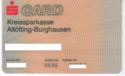 S CARD - Kreissparkasse Altötting-Burghausen