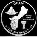 25 Cents / Quarter (Guam - Silver edition)