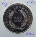 500 Lira (F.A.O. World Fisheries Conference - Silver edition)