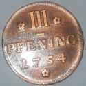 3 Pfennig (III - Dreiling)