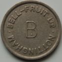 (Bell Fruit Token) (B Nottingham) (Both Sides)
