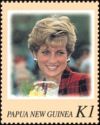 Diana wearing tartan jacket 1990