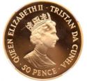 50 Pence (Winston Churchill, 1874~1965 - Gold edition)