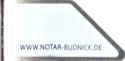 DR. JÖRG BUDNICK NOTAR backside: WWW.NOTAR-BUDNICK.DE
