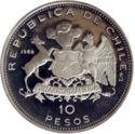 10 Pesos (Arrival of Liberation Fleet in 1820)