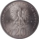 20 Złotych (50 years anniv. of training ship Daru Pomorza)