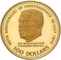 100 Dollars (Sir Milo B. Butler Governor General)