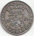 ¼ Gulden (muntmeesterpenning - 5 Stuiver - Kwartje)