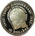 10 Dollars (10th Anniversary Caribbean Development Bank)