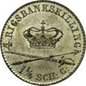 4 Rigsbankskilling (1 1/4 Schilling Courant)