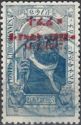 Menelik II - Overprint