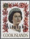 Queen Elizabeth II, optd Aitutaki