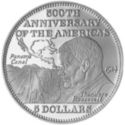 5 Dollars (Panamá Channel 1914 - Theodore Roosevelt)