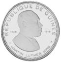 100 Francs (activist Martin Luther King - 999.9)