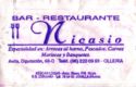 Bar Restaurante Nicasio