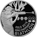20 Rubles (Oslo 2016,World Championship, Biathlon)
