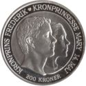 200 Kroner (The wedding of HRH Crown Prince Frederik & princess Mary)