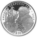 10 Dollars (Italian explorer Amerigo Vespucci)