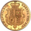 ½ Sovereign (Victoria Queen)