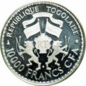 10,000 CFA Francs (10th Anniversary of president Gnassingbe)