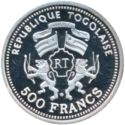 500 CFA Francs (Astronaut on Moon)