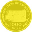 1,000 Naira (100th anniversary of banking in Nigeria)