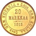 20 Markkaa  (Wide eagle)