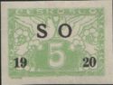 Special Delivery Stamp (express) - overprint S O 1920