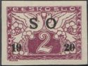 Special Delivery Stamp (express) - overprint S O 1920