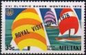 Sailing, overprinted ROYAL VISIT JULY 1976