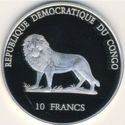 10 Francs (Mountain - gorilla)