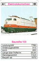 A1 - Elektrolokomotiven - Baureihe 103 118-6 - Baujahr 1970