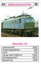 B3 - Elektrolokomotiven - Baureihe 118 049-6 - Baujahr 1935