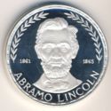 75 Pesetas (U.S. President Abraham Lincoln)
