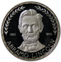 75 Pesetas (U.S. President Abraham Lincoln)