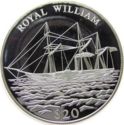 20 Dollars (Canadian side-wheel paddle steamship SS Royal William)