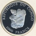 1,000 CFA Francs (14th World Championship football 1990 Italy)